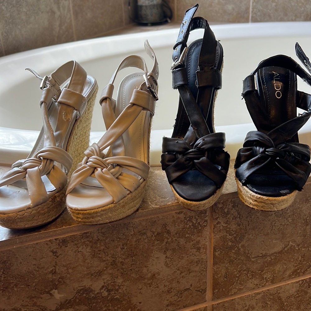 2 pairs of Aldo shoes both size 36 (6)